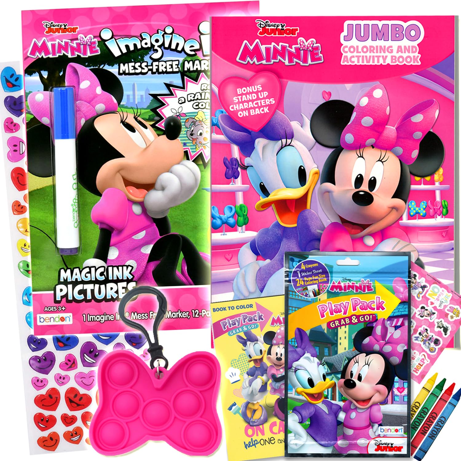 Amazon.com: Disney Minnie Mouse Coloring and Activity Book Bundle